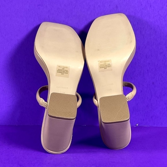 Steve Madden Women's Nude Polly Natural Platform Heel Slide Sandals Shoe Size 11 - Picture 7 of 8